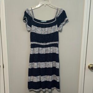 Maurices Striped Off-Shoulder Mini Dress
